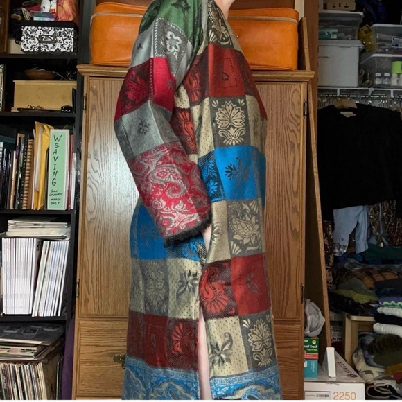 90s Krishaa Indian Kashmiri Tunic Dress Size XL - Picture 9 of 16